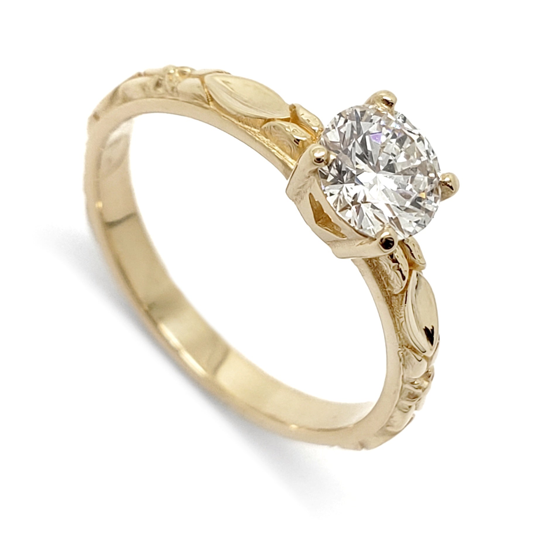 Lab Diamond Engagement Ring | Era Design Vancouver Canada