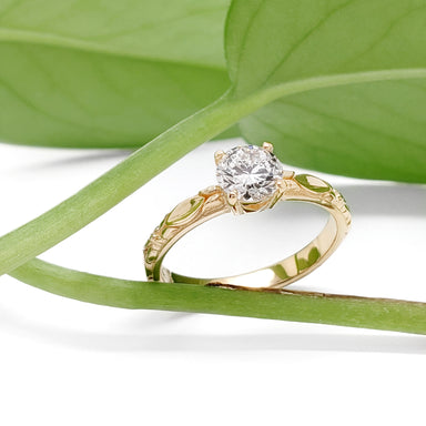 Lab Diamond Engagement Ring | Era Design Vancouver Canada