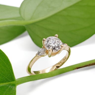 Lab Diamond Engagement Ring | Era Design Vancouver Canada