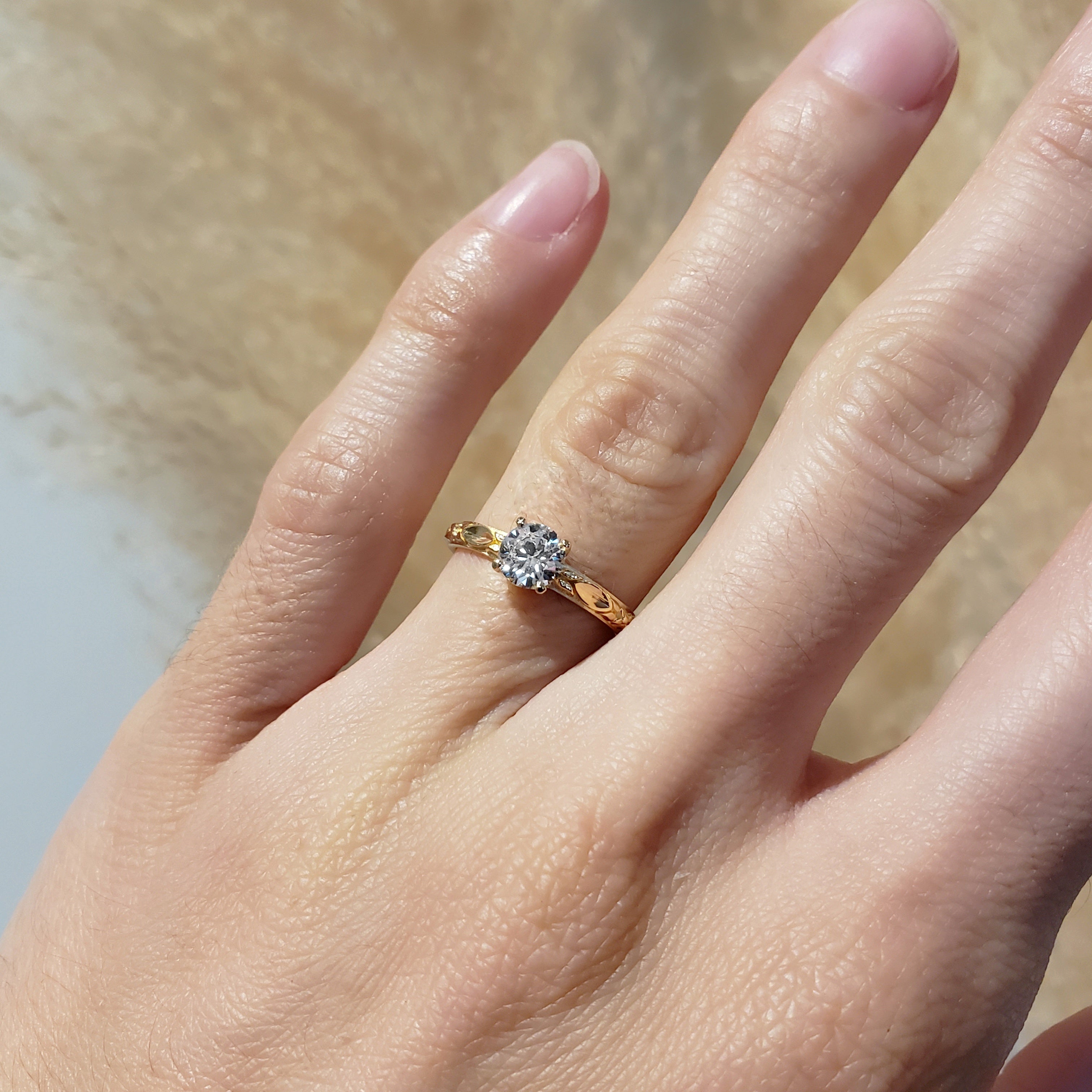 Lab Diamond Engagement Ring | Era Design Vancouver Canada