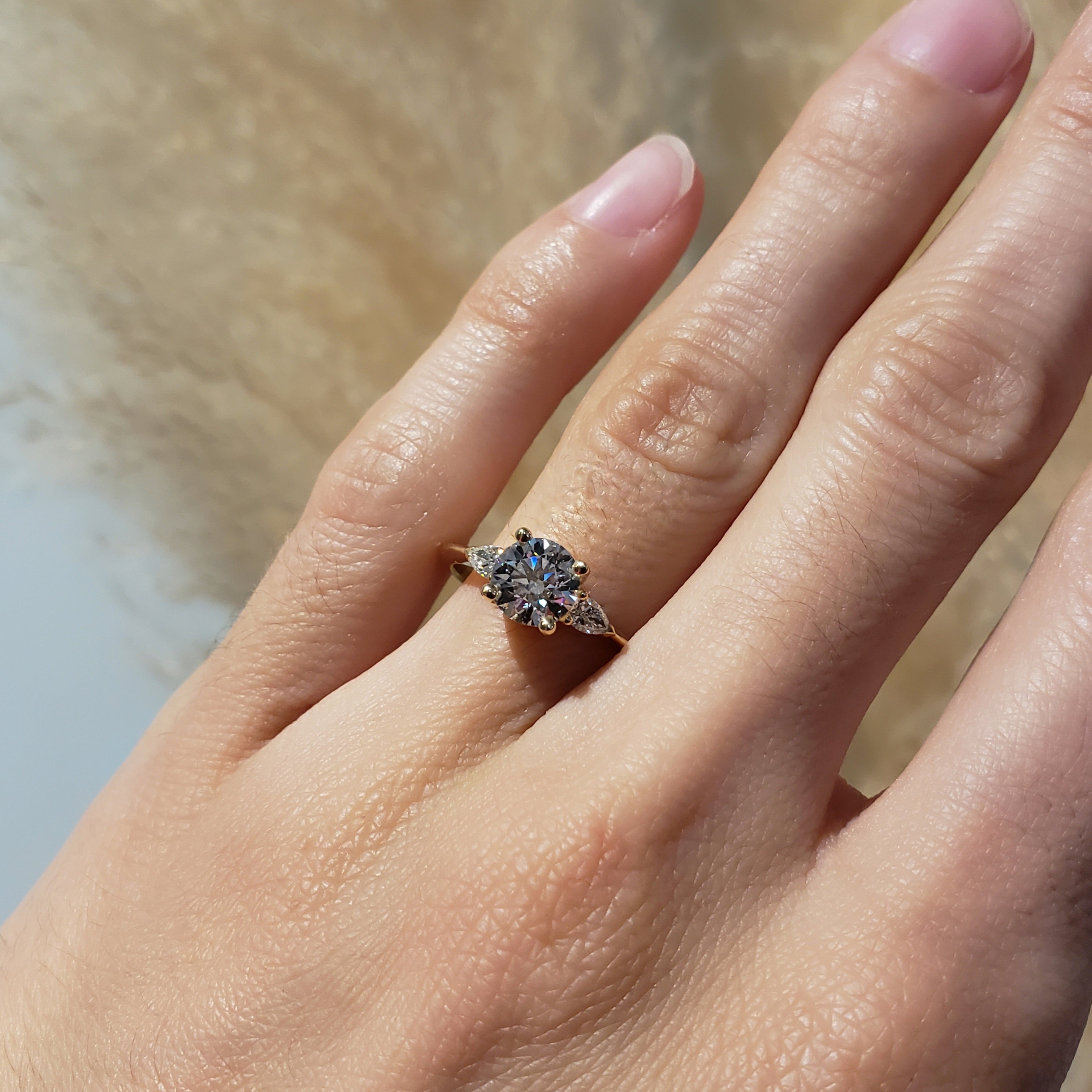 Lab Diamond Engagement Ring | Era Design Vancouver Canada