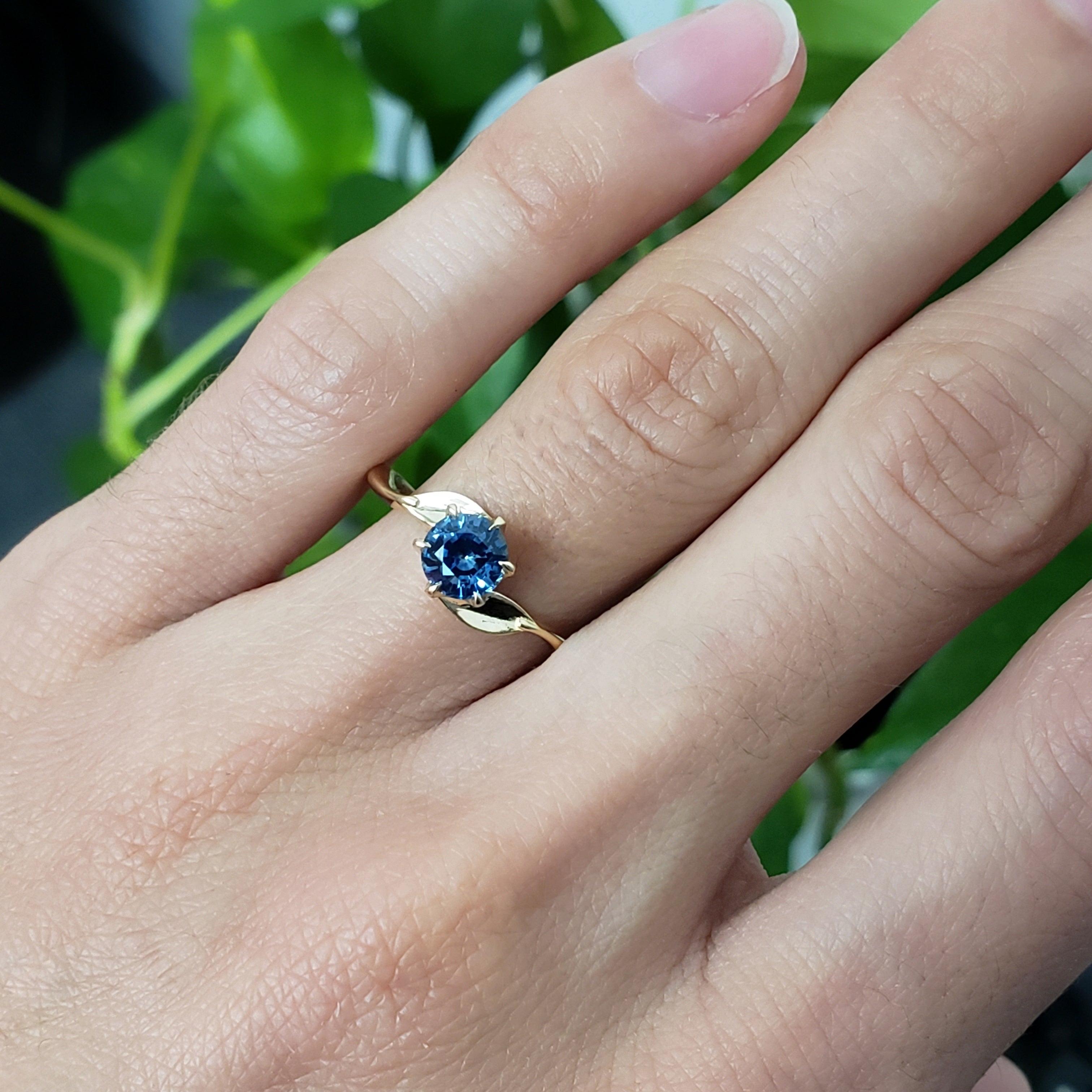 Montana Sapphire Engagement Ring | Era Design Vancouver Canada