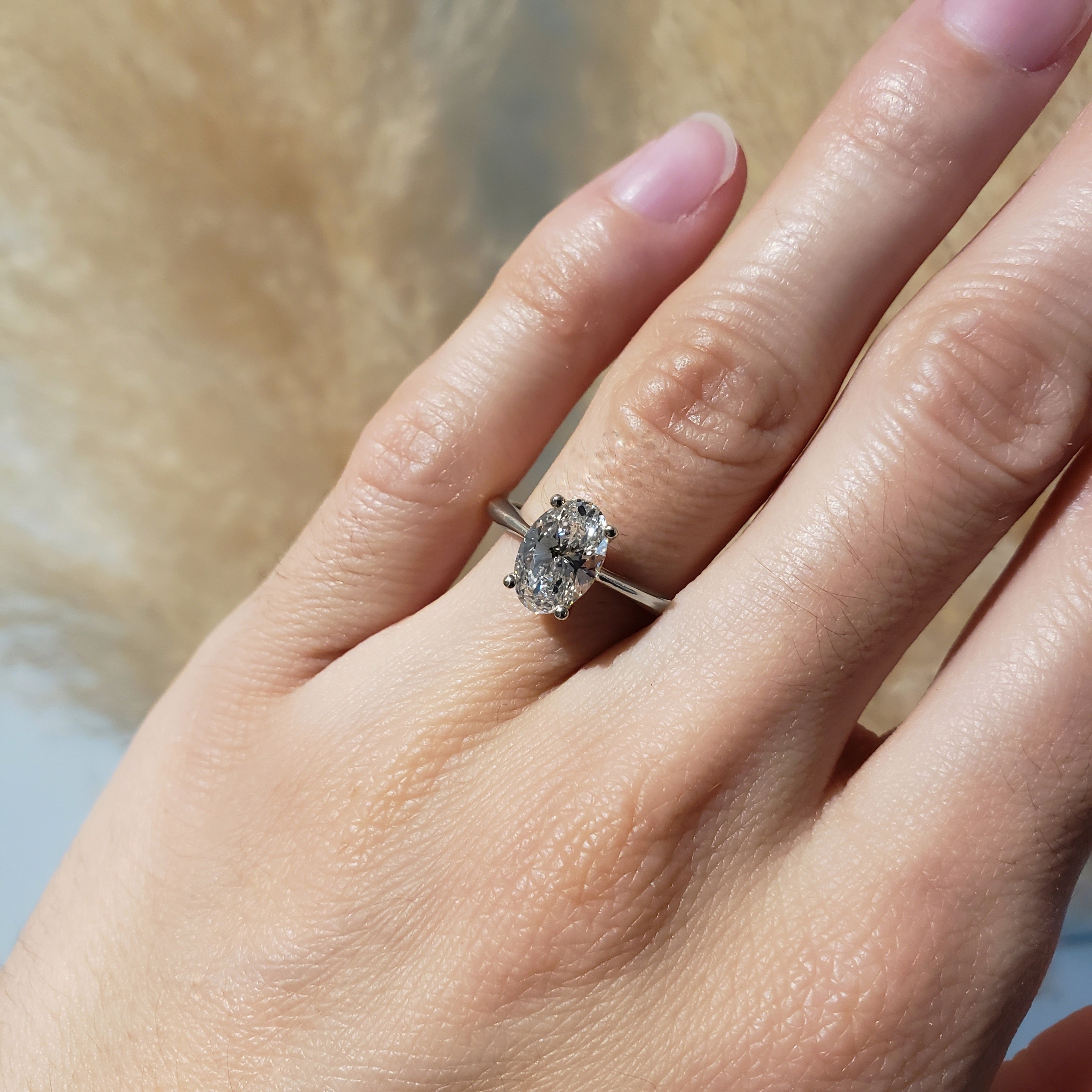 Lab Diamond Engagement Ring | Era Design Vancouver Canada