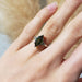 Green Sapphire Engagement Ring | Era Design Vancouver Canada