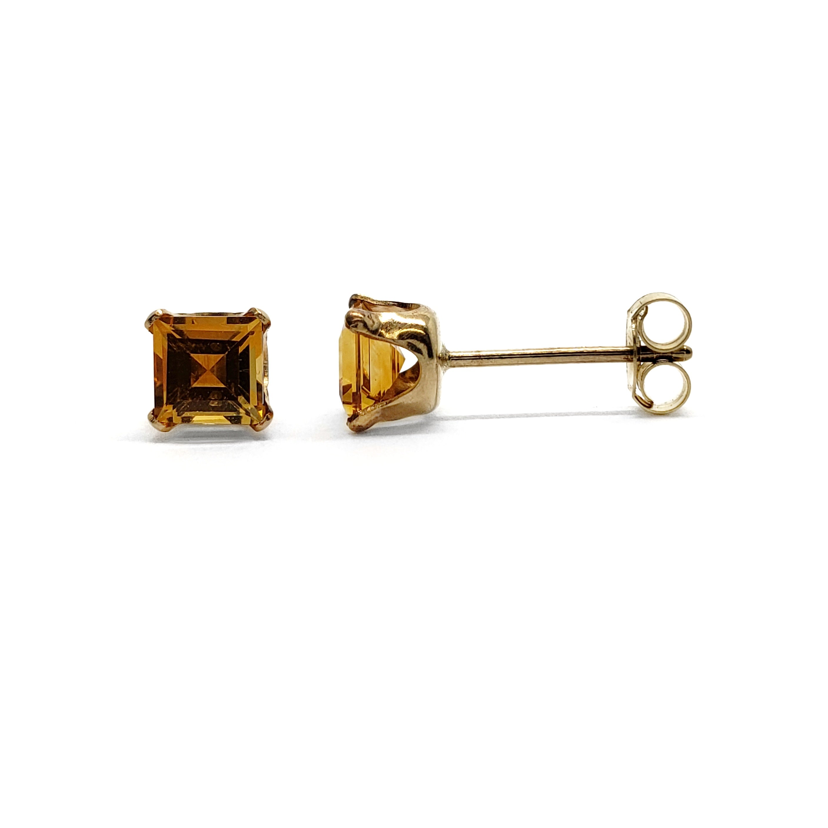 Vintage Citrine Earrings | Era Design Vancouver Canada