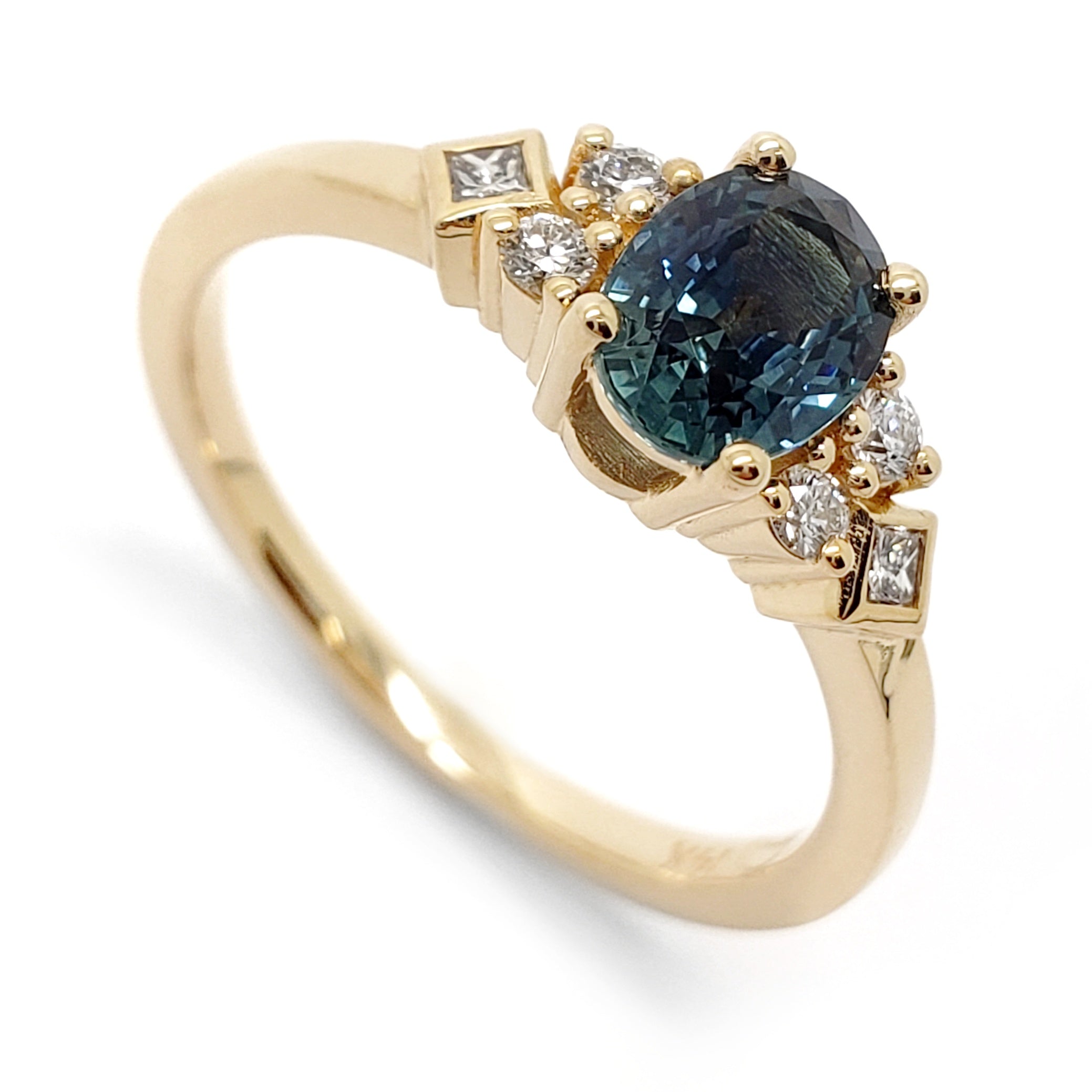 Montana Sapphire Engagement Ring | Era Design Vancouver Canada