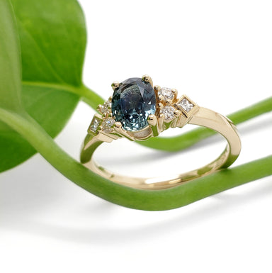 Montana Sapphire Engagement Ring | Era Design Vancouver Canada