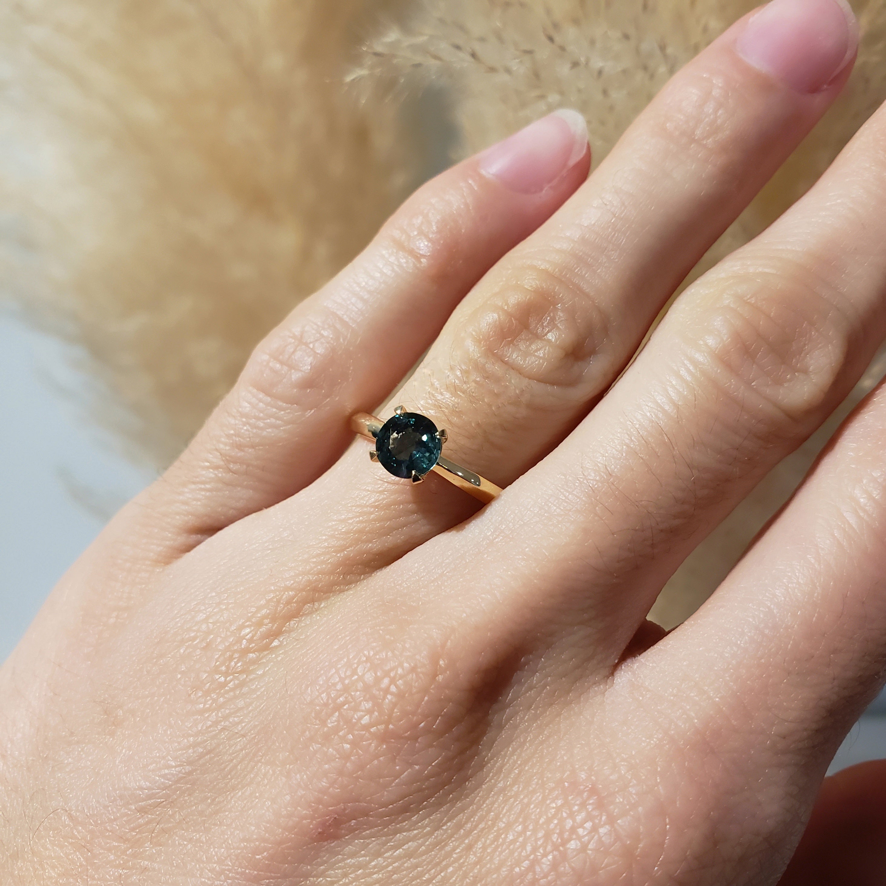 Montana Sapphire Engagement Ring | Era Design Vancouver Canada