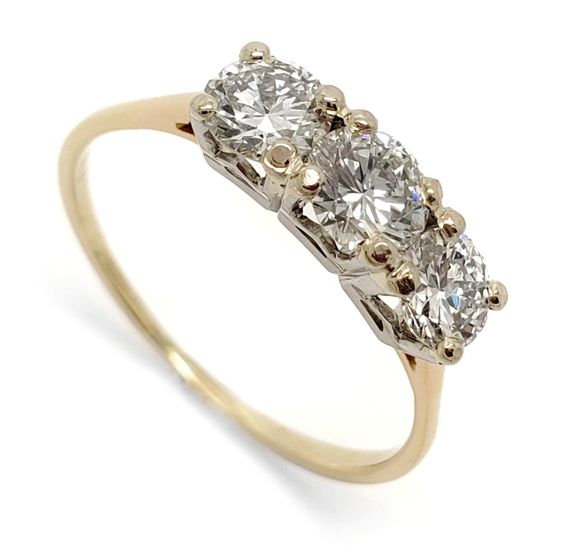 Antique Three Stone Engagement Ring | Era Design Vancouver Canada