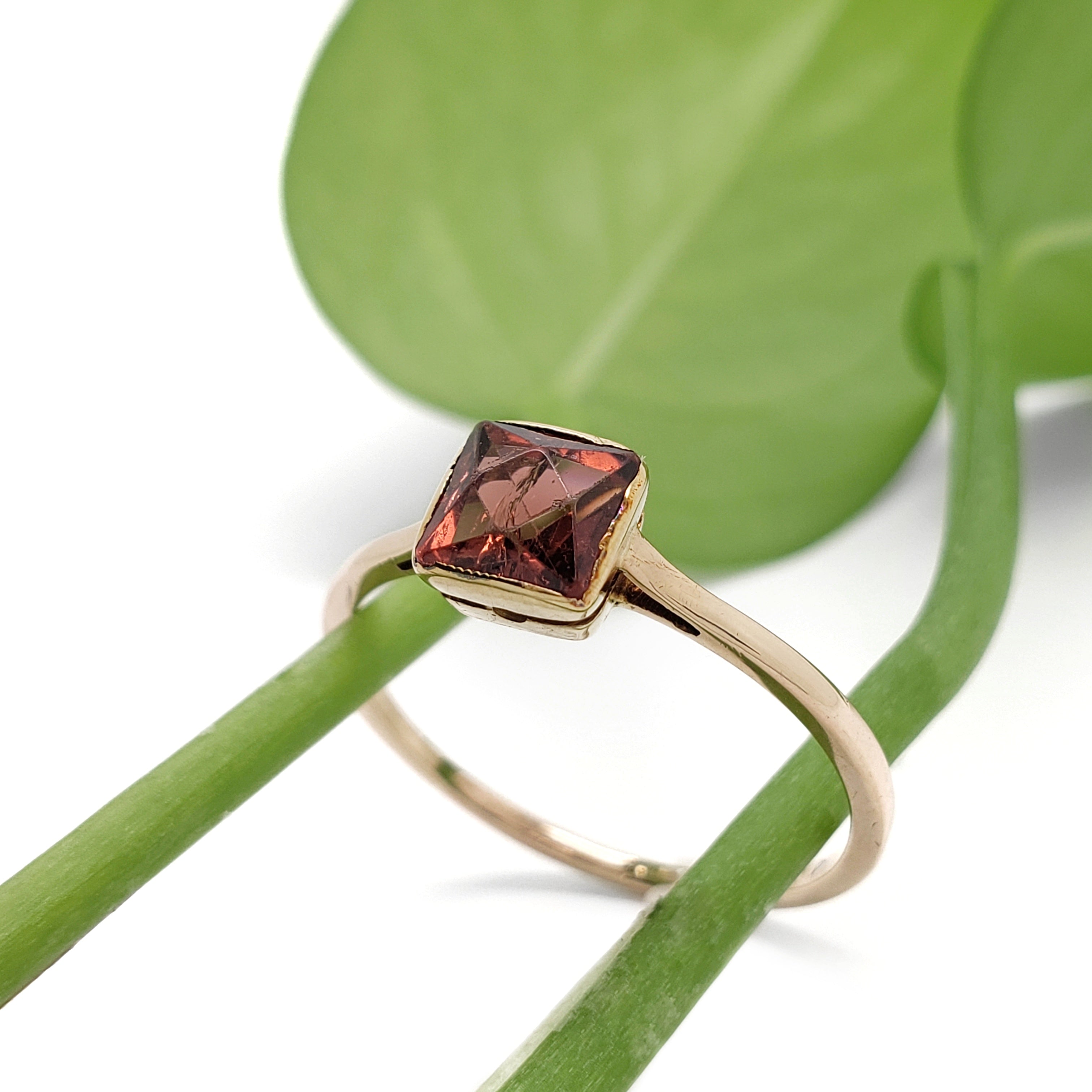 Antique Garnet Ring | Era Design Vancouver Canada