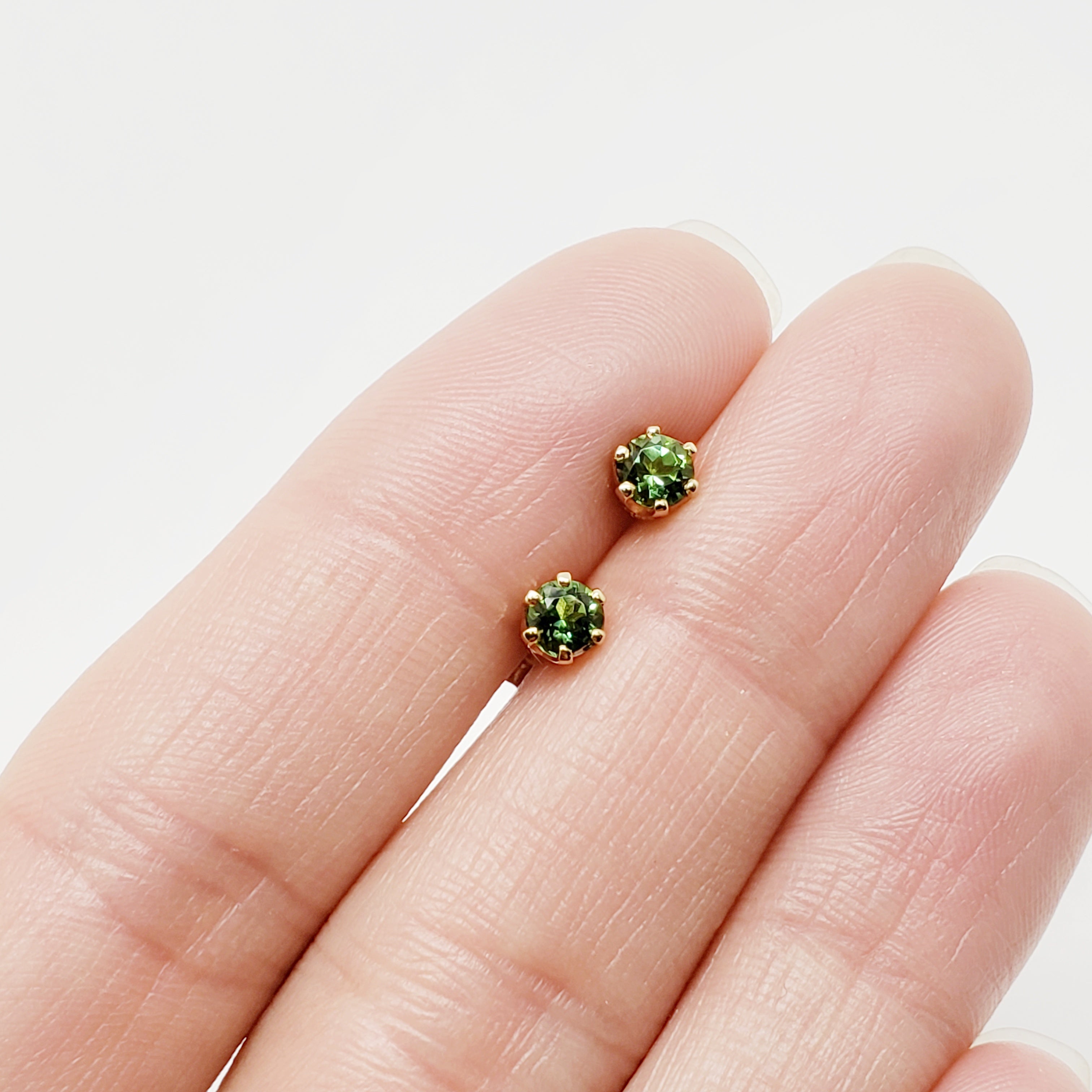 Tourmaline studs sale