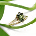 Green Sapphire Engagement Ring | Era Design Vancouver Canada