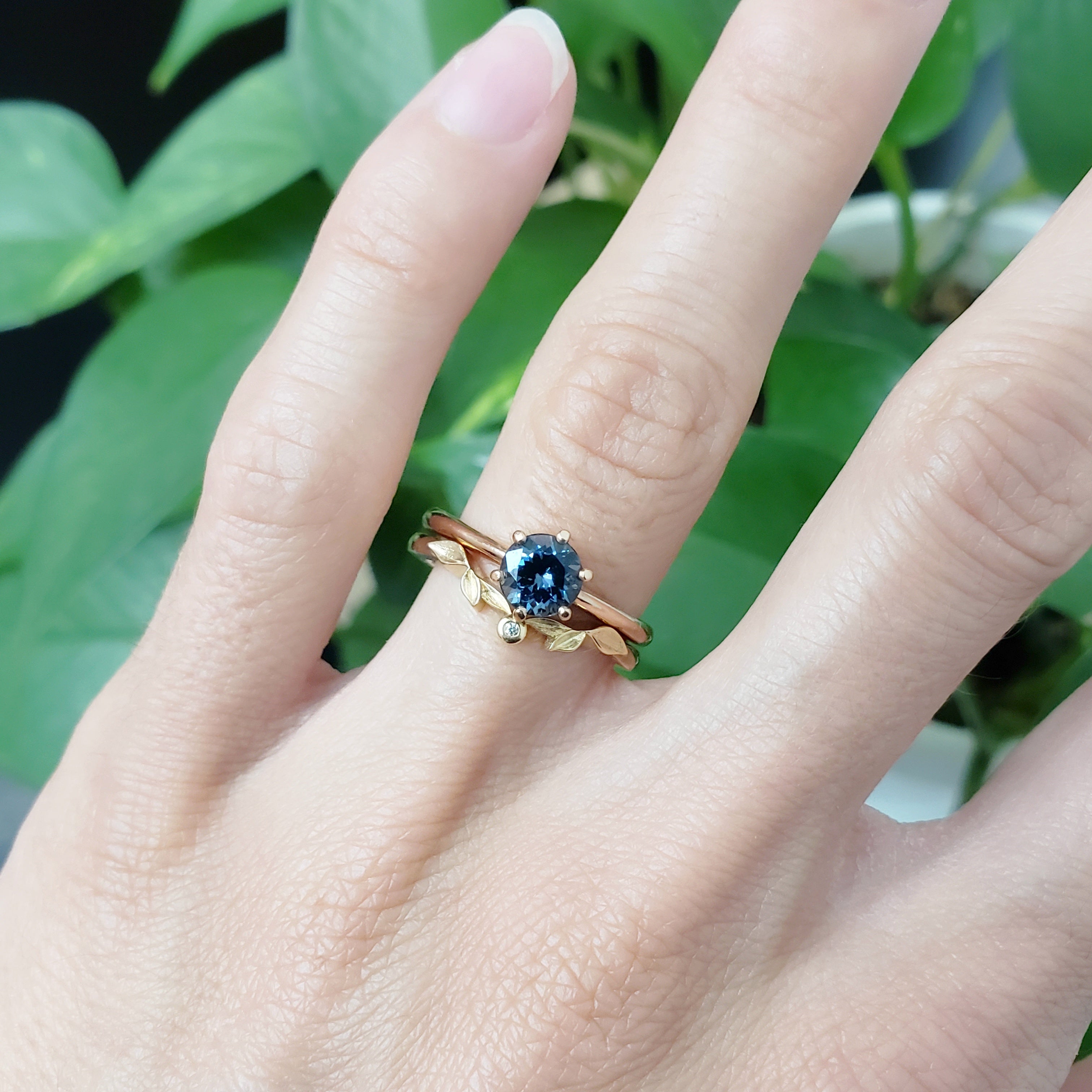 Spinel gemstone engagement deals rings