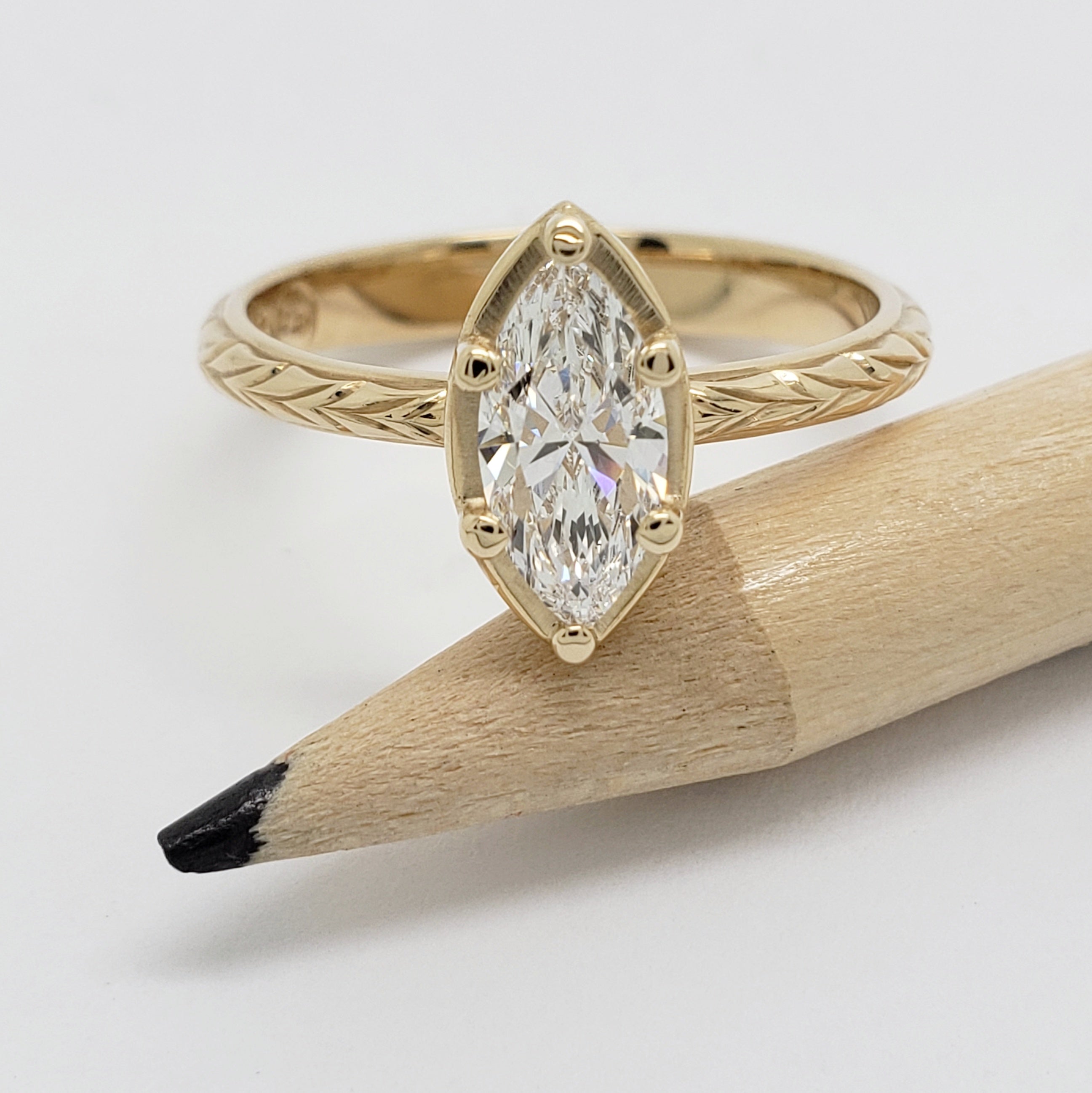 Lab Grown Diamond Engagement Ring | Era Design Vancouver Canada