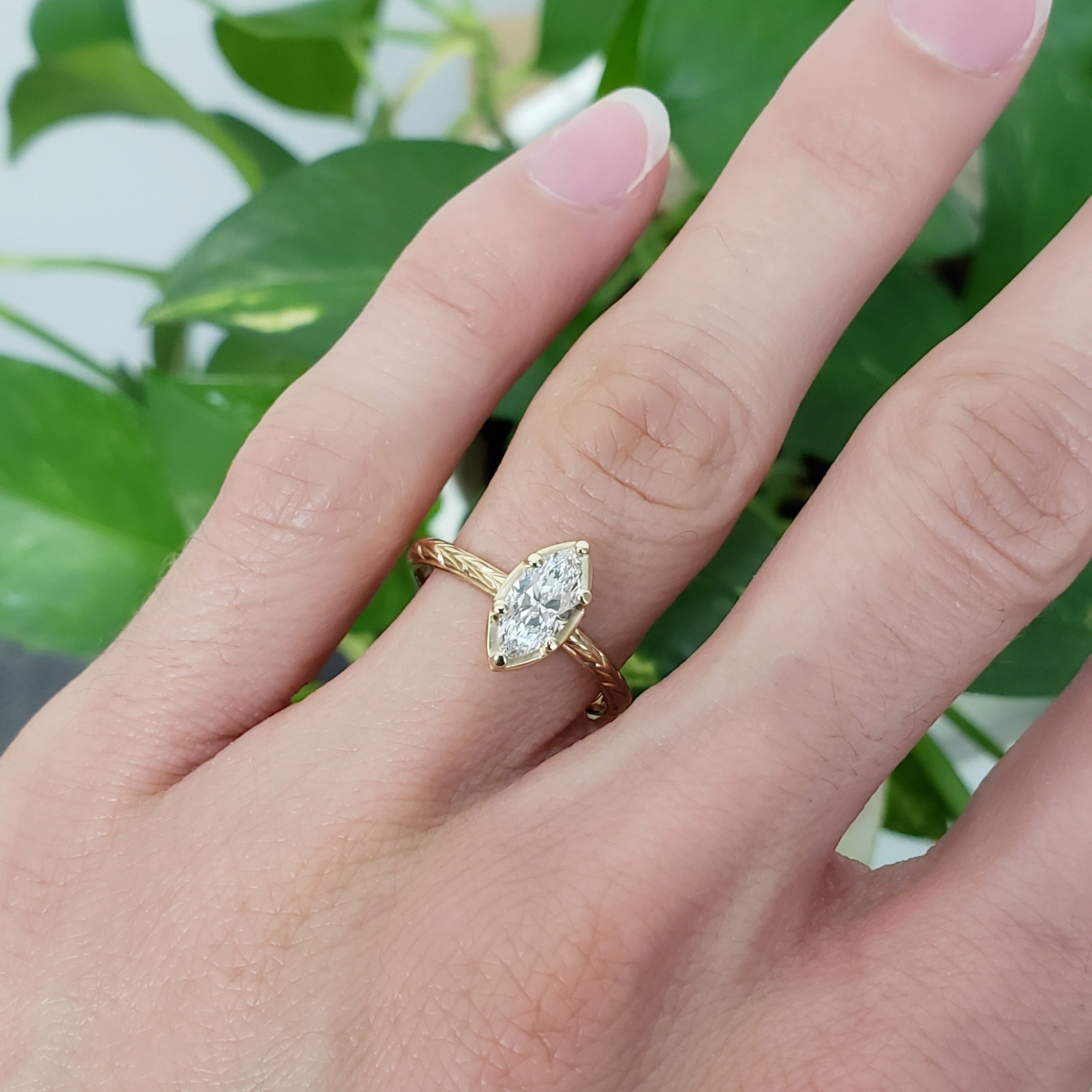 Lab Grown Diamond Engagement Ring | Era Design Vancouver Canada