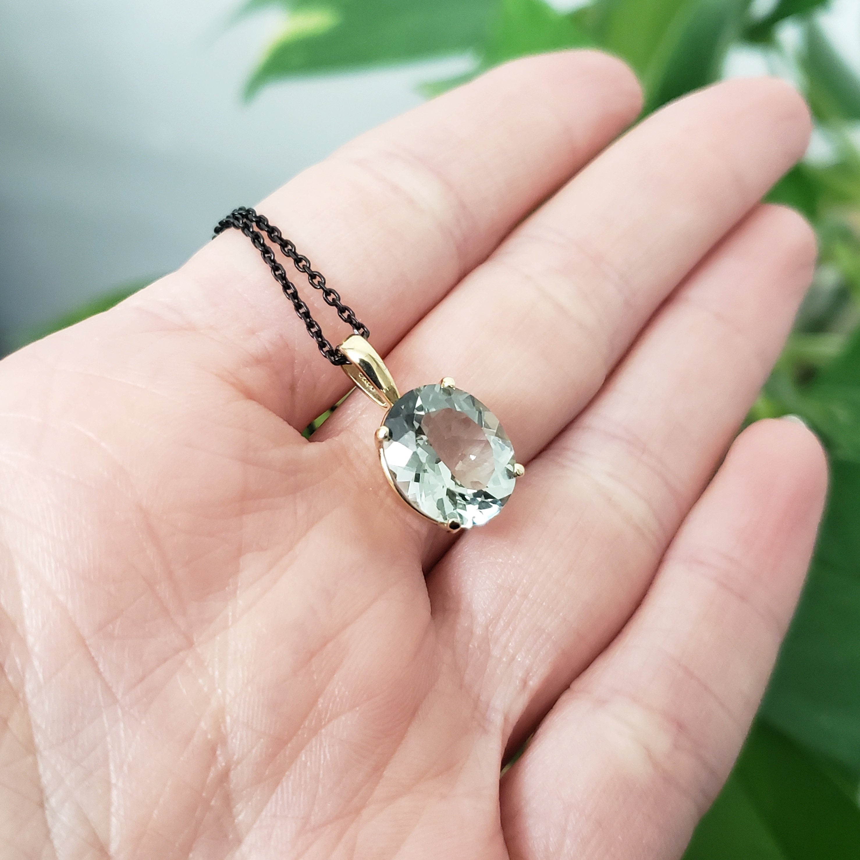 Prasiolite pendant store