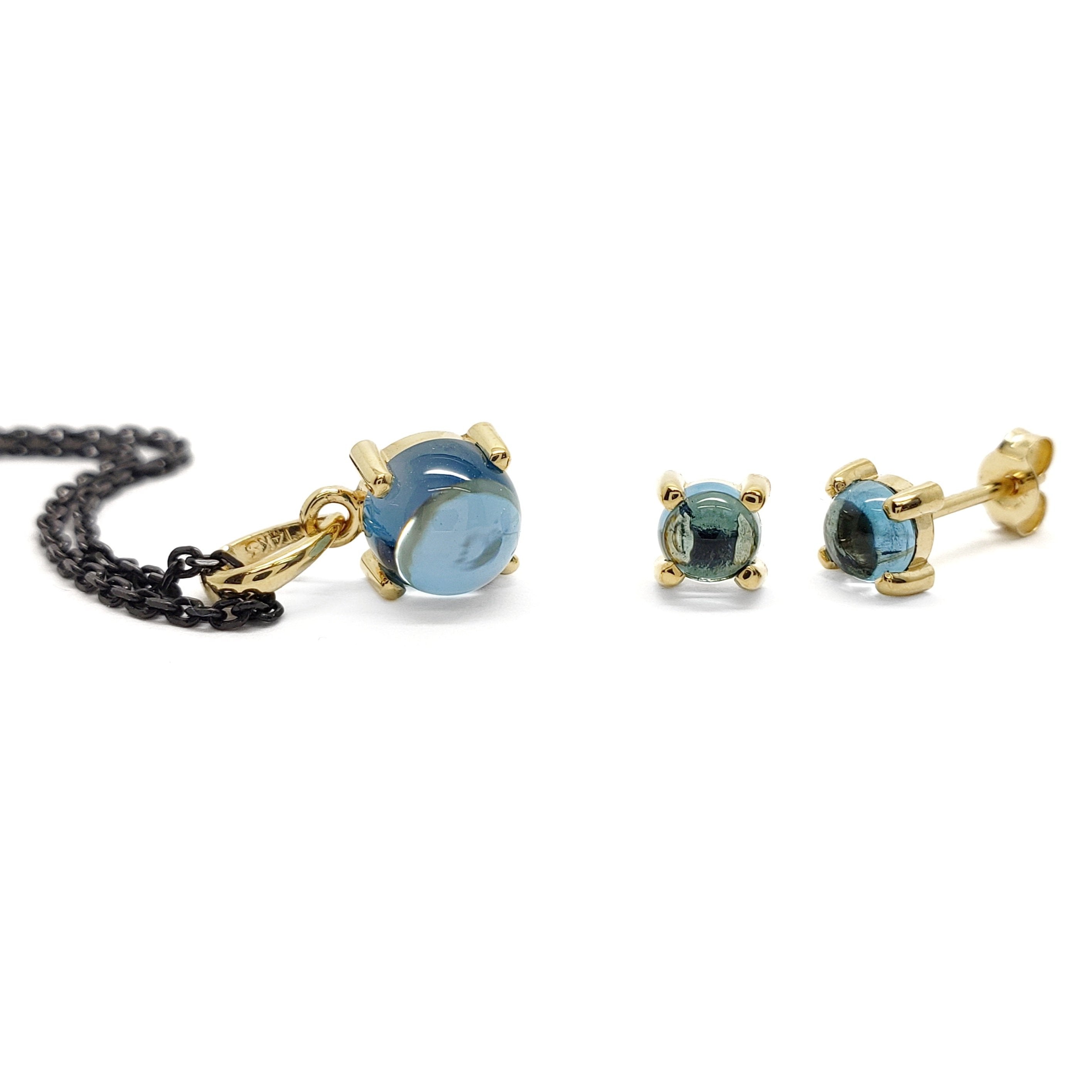 London Topaz Earrings & Pendant | Era Design Vancouver Canada