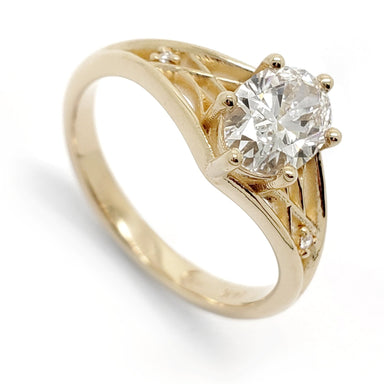 Lab Diamond Engagement Ring | Era Design Vancouver Canada