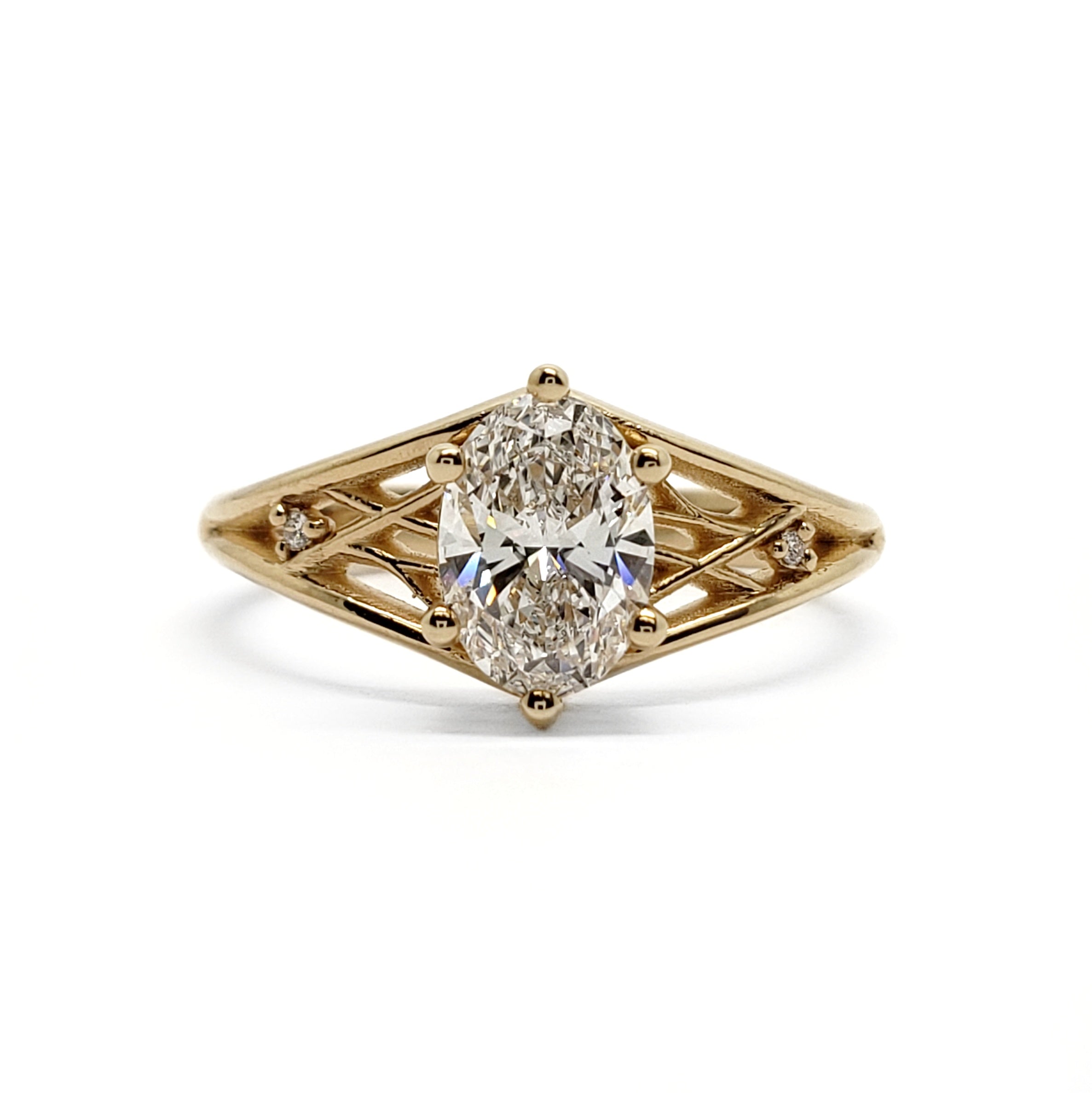 Lab Diamond Engagement Ring | Era Design Vancouver Canada