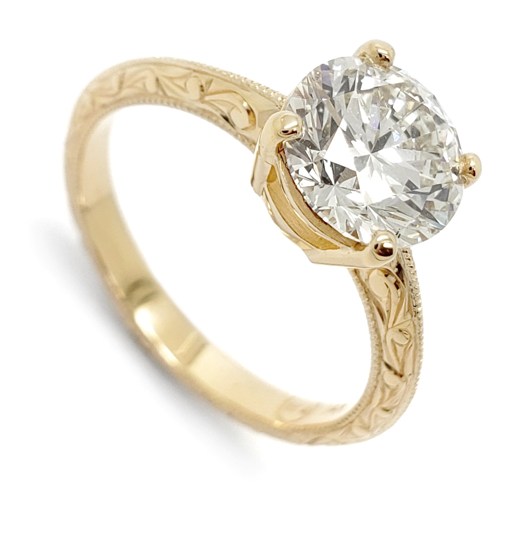 Lab Diamond Engagement Ring | Era Design Vancouver Canada