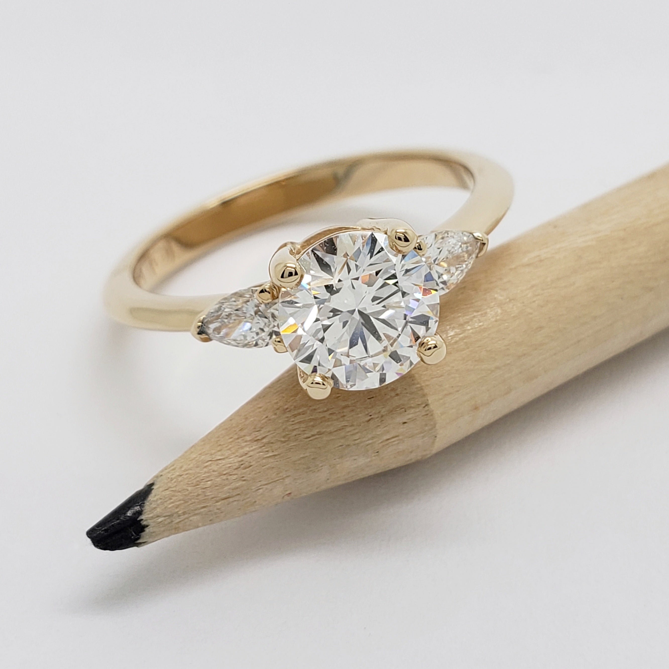 Lab Diamond Engagement Ring  Era Design Vancouver Canada