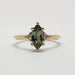 Green Sapphire Engagement Ring | Era Design Vancouver Canada