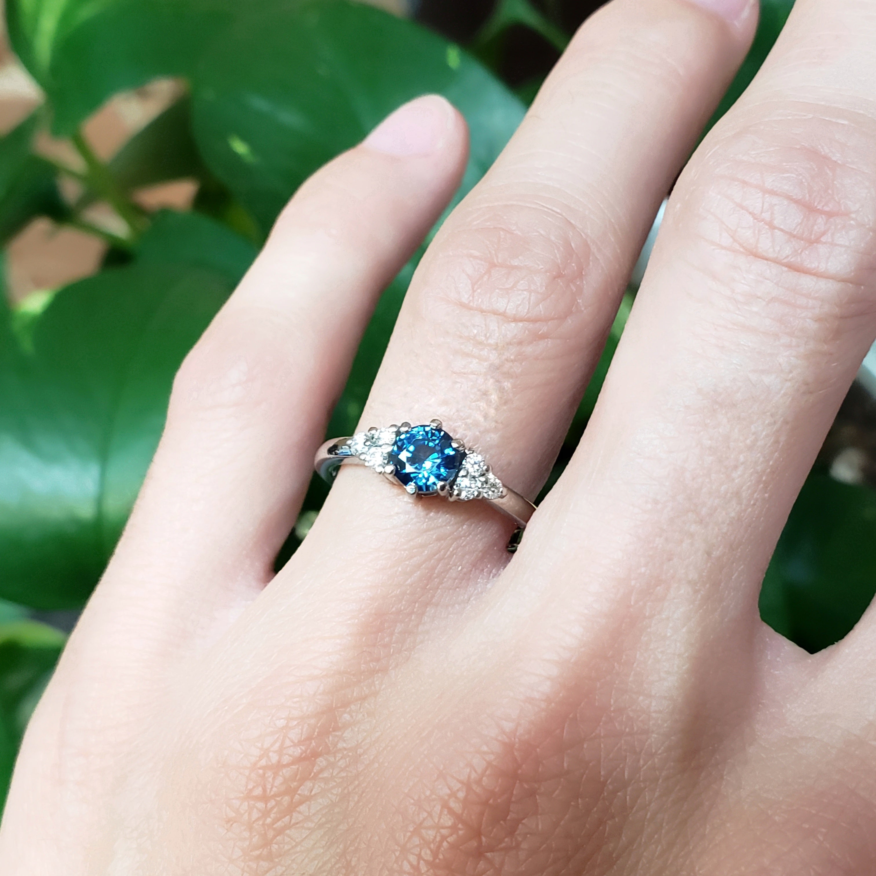 Montana Sapphire Engagement Ring | Era Design Vancouver Canada