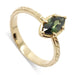 Green Sapphire Engagement Ring | Era Design Vancouver Canada