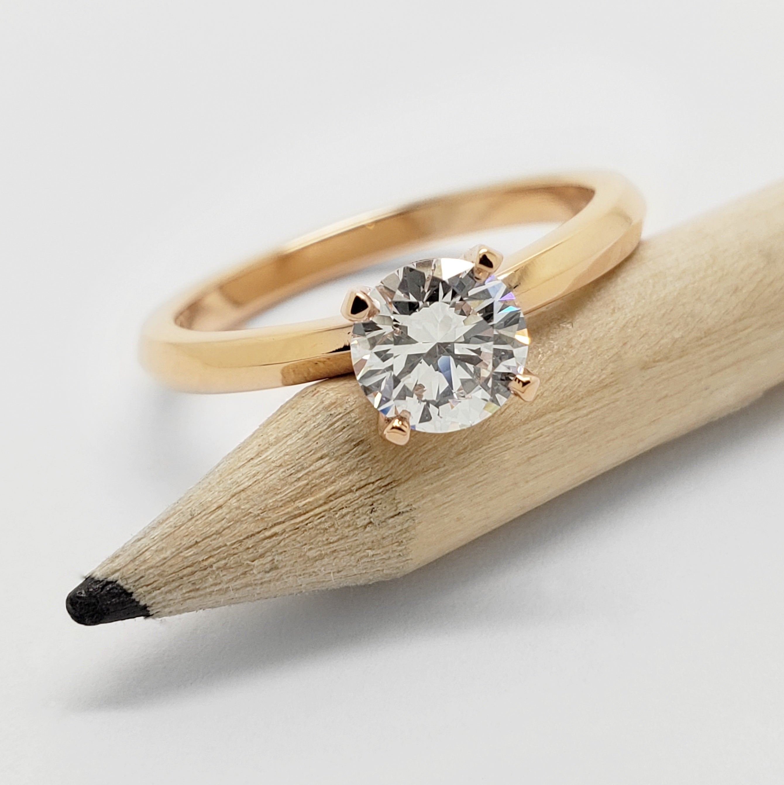 Lab Diamond Engagement Ring  Era Design Vancouver Canada