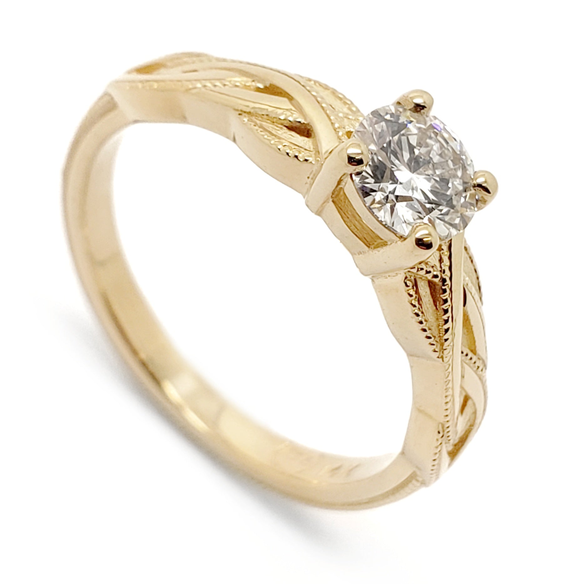 Lab Diamond Engagement Ring  Era Design Vancouver Canada