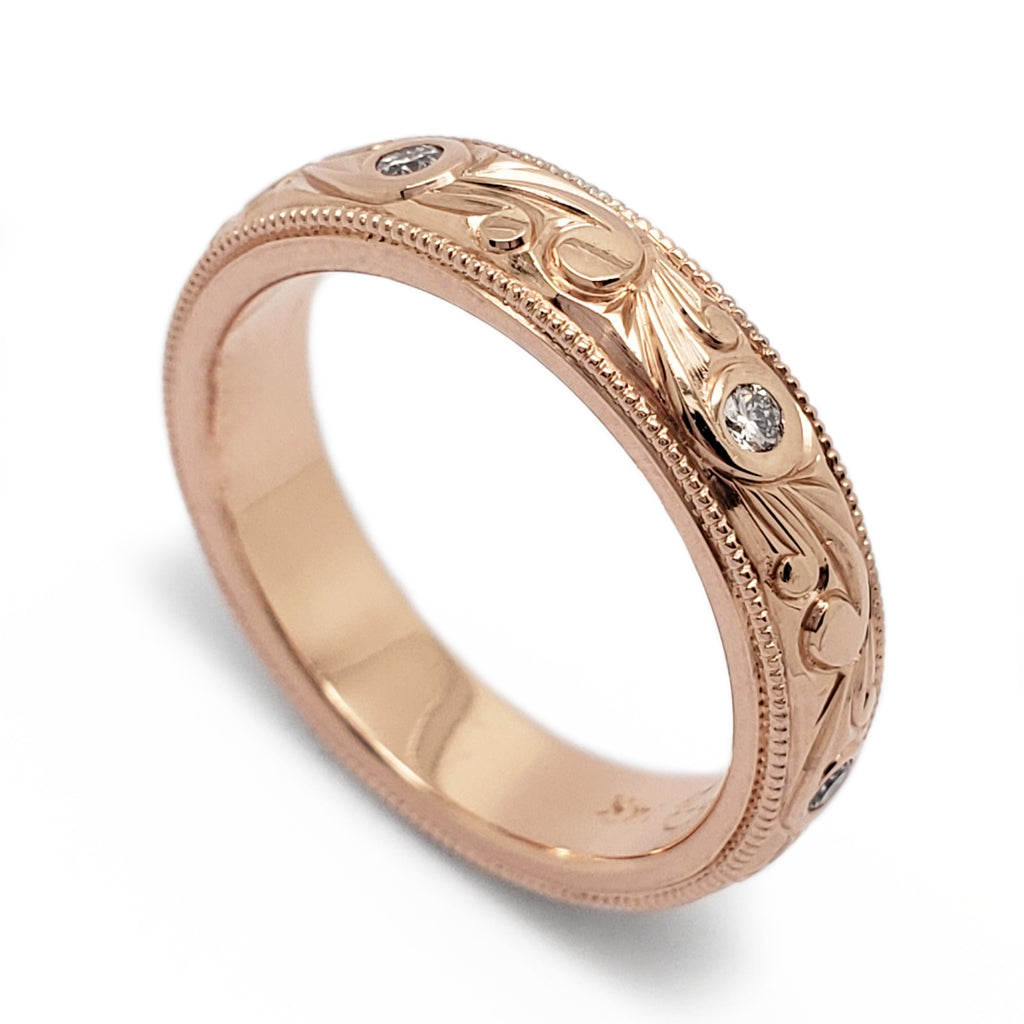 3mm Wide Braided Weave Ring in Rose Gold Filled - wedding ring - weddi –  Aladdins Cave Jewellery Ltd