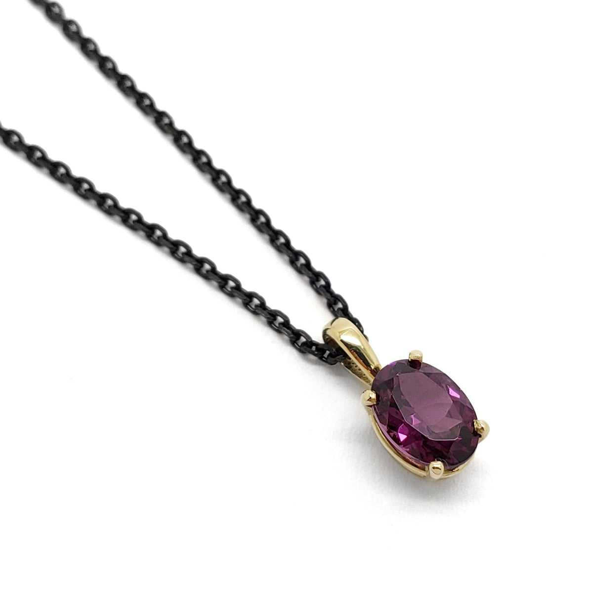 Violet Garnet Pendant