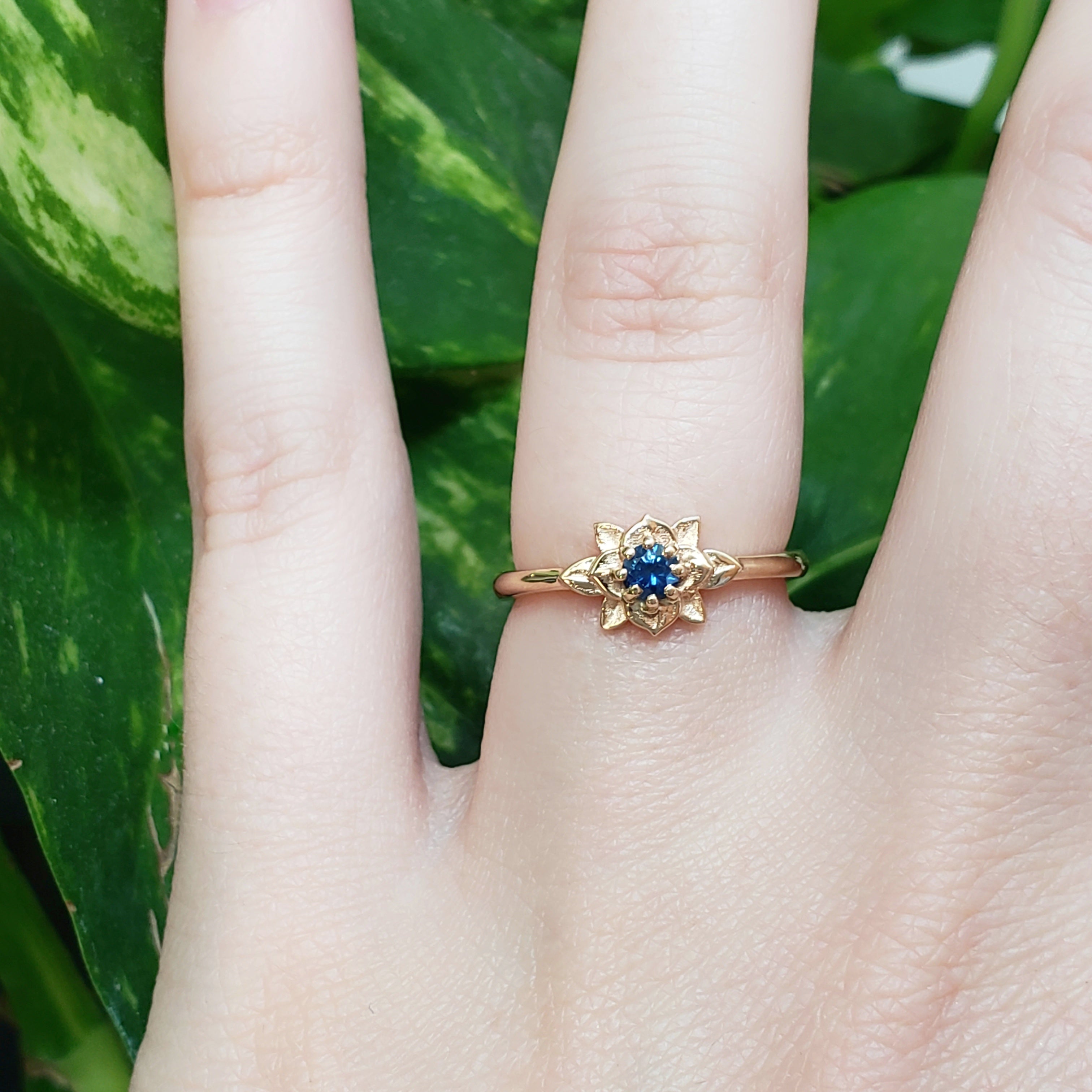 Sapphire Engagement Ring | Era Design Vancouver Canada